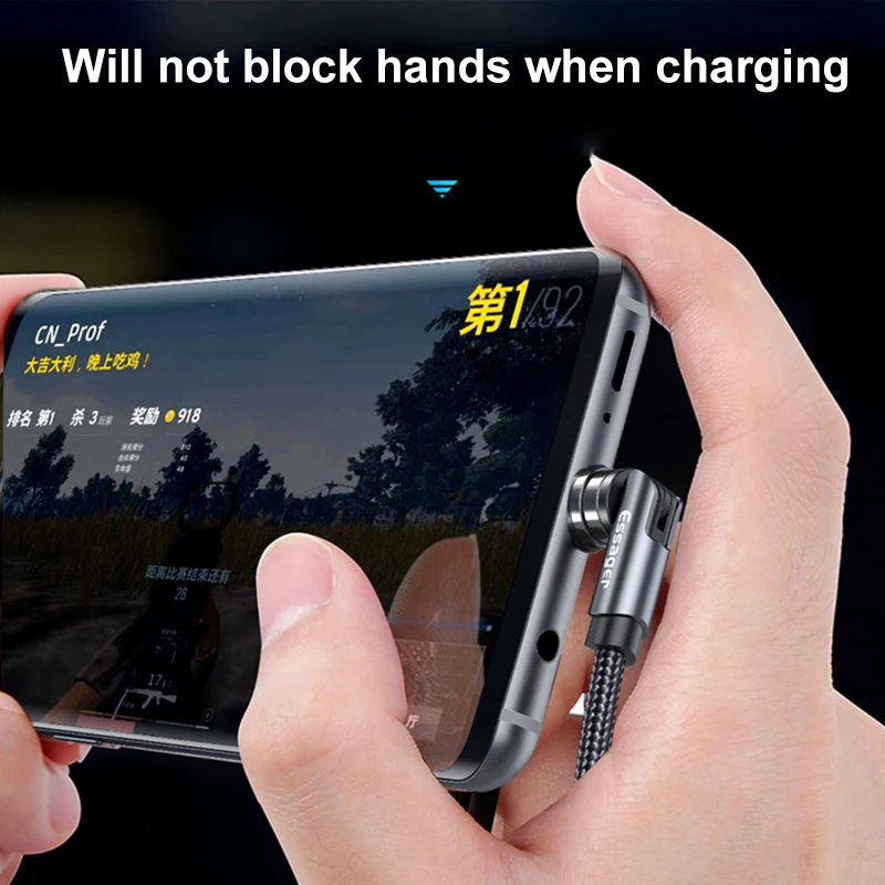 Магнитный usb кабель 180 градусов для быстрой зарядки USB Type C магнитное зарядное