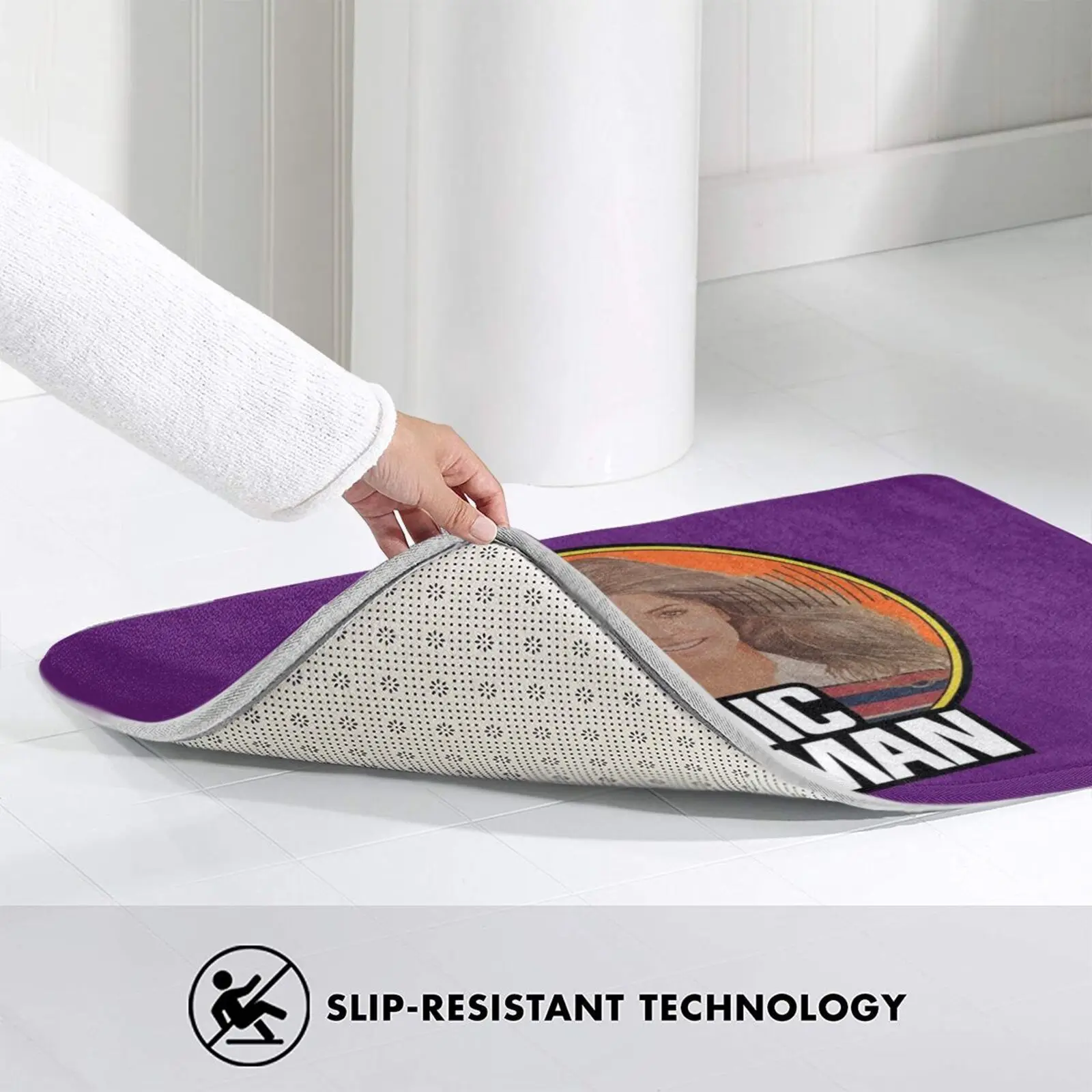 

Jaime Sommers The Bionic Woman Shirt , , Carpet Mat Rug Cushion Soft Bionic Woman Lindsay Wagner Jaime