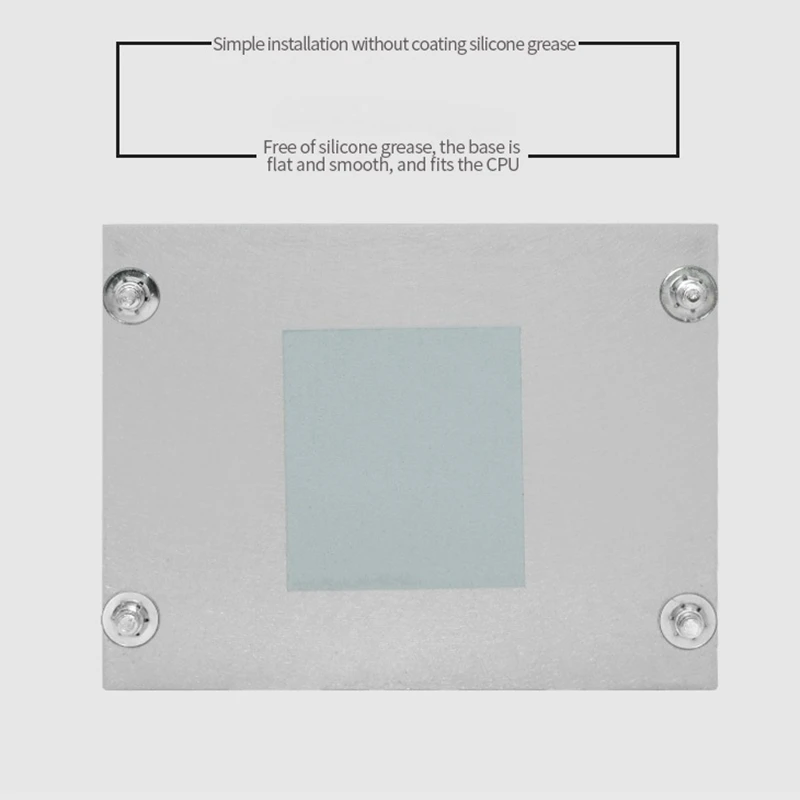 

2U Server Passive Radiator Rectangular Hole Pitch Passive Radiator Fanless LGA2011