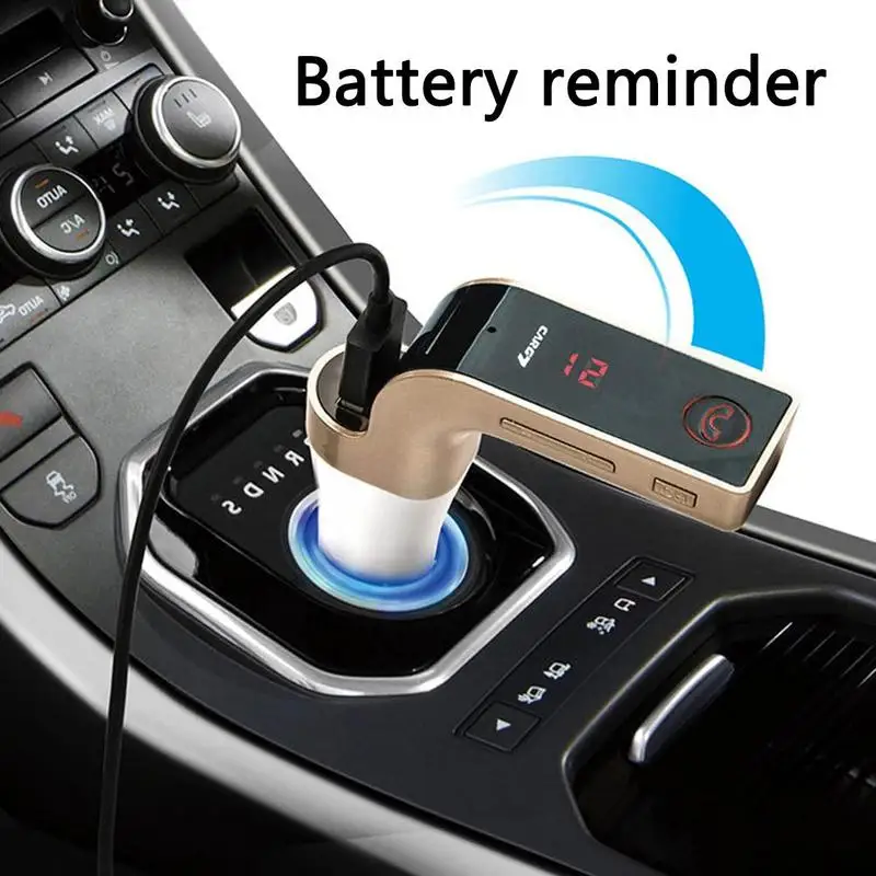DDKSPARK беспроводной Bluetooth AUX модулятор Автомобильный комплект USB TF слот для карт lcd