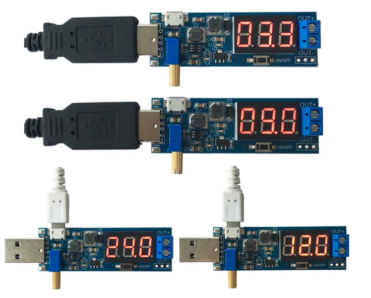 DCDC USB регулируемый buck-boost источника питания регулятор напряжения при напряжении от 5 В до 3,3 V 9 В, 12 В, 24 В постоянного тока