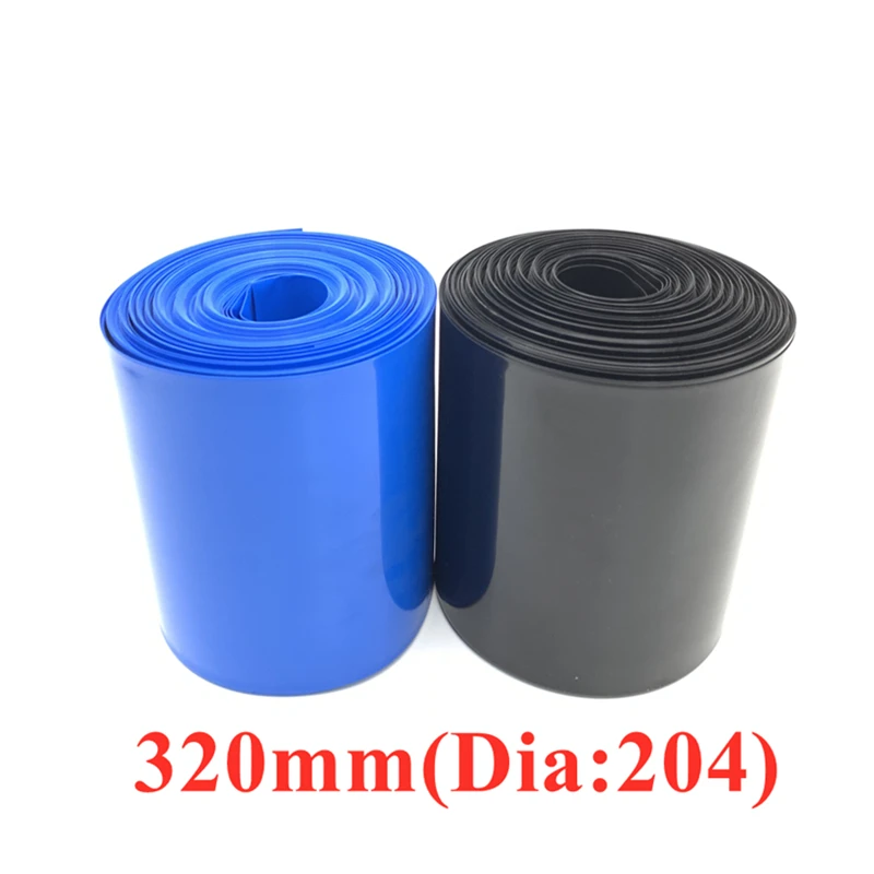 

1M 18650 литиевая батарея Термоусадочная трубка литий - ионная намотка обшивка 320mm pvc термоусадочная мембрана изолятор синий