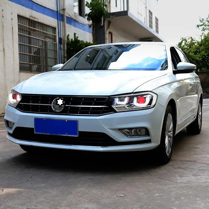 Дневные ходовые автомобильные Drl лампы Luces Led Para Автомобильные фары задние в сборе 16 для Volkswagen Bora|Фара авто