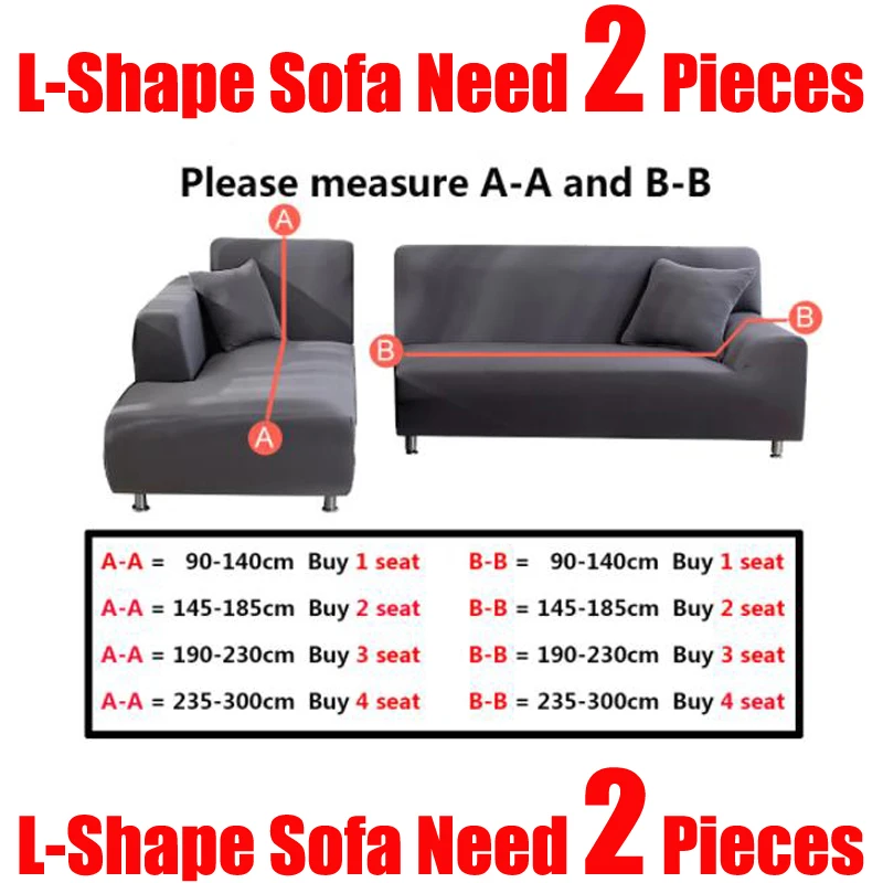 solid elastic sofa cover for living room 1234 seater l shaped corner sofa cover stretch armchair couch cover slipcovers free global shipping