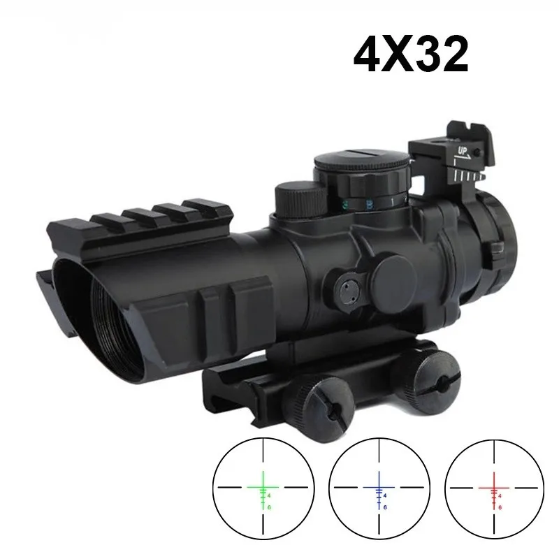 Оптический прицел DREAMY ACOG 4x32 тактический охотничий с Пикатинни рельсовая