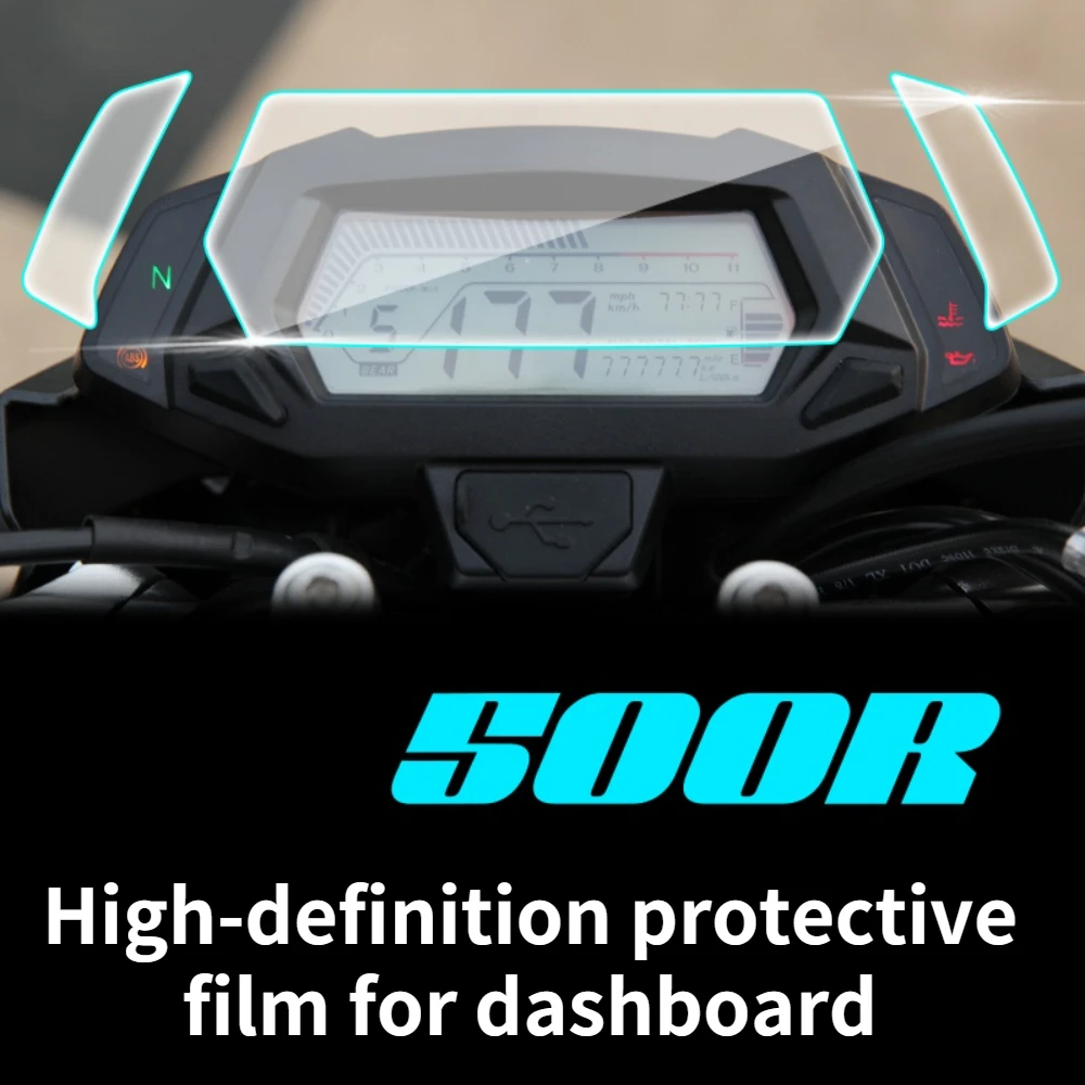 

Itmotorcycle Instrument Transparent Film Sticker High Permeability Anti Scratch Apply FOR Loncin Voge 500R