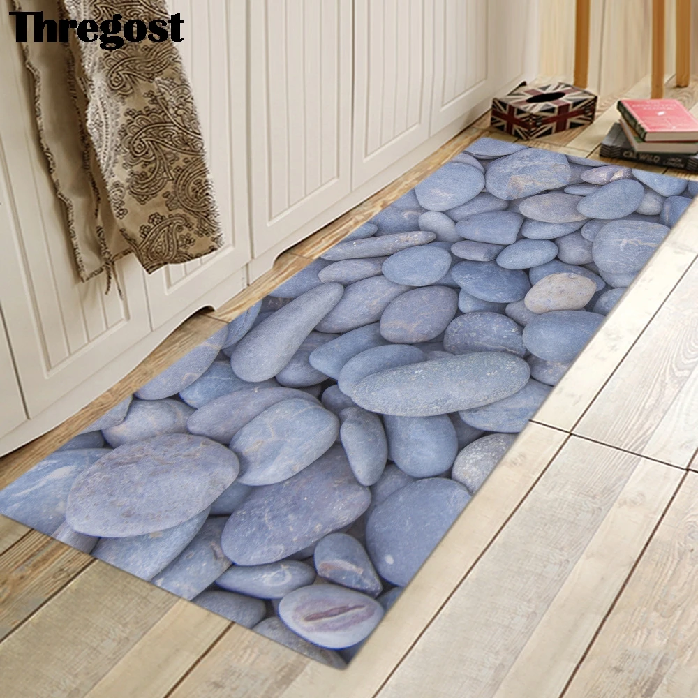 3D коврик с каменным принтом Thregost мягкие коврики для дома пригодные стирки кухни