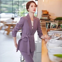 formal uniform designs blazers for women business work wear suits with pants and jakets coat professional ol style pantsuits