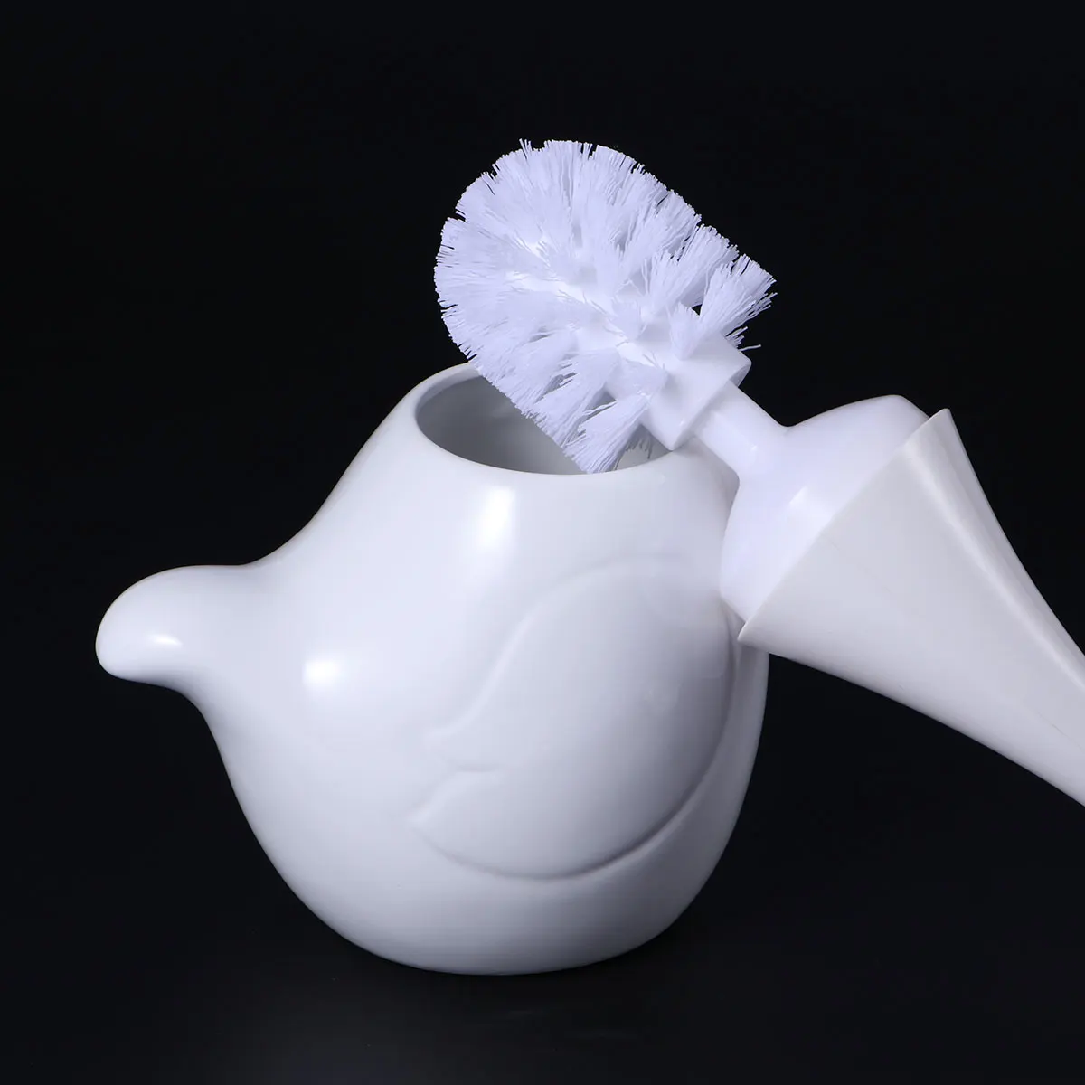 Набор кистей для унитаза компактный современный мультяшный дизайн лебедя щеток