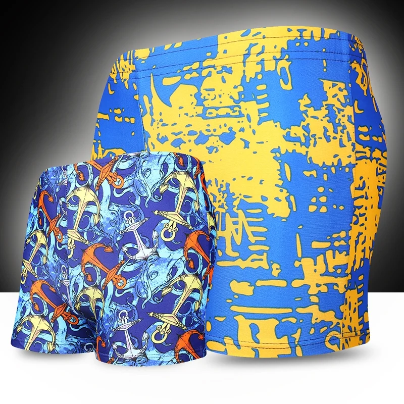 Плавки мужские пикантные трусы для плавания купальный костюм шорты боксеры