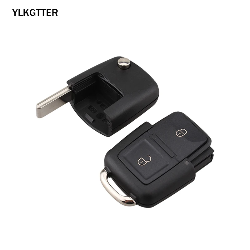 YLKGTTER 434MHz 1J0 959 753 CT дистанционный ключ для VW/Volkswagen Bora Polo Golf 4 MK4 Transporter с ID48 чипом HU66 Uncut Blade