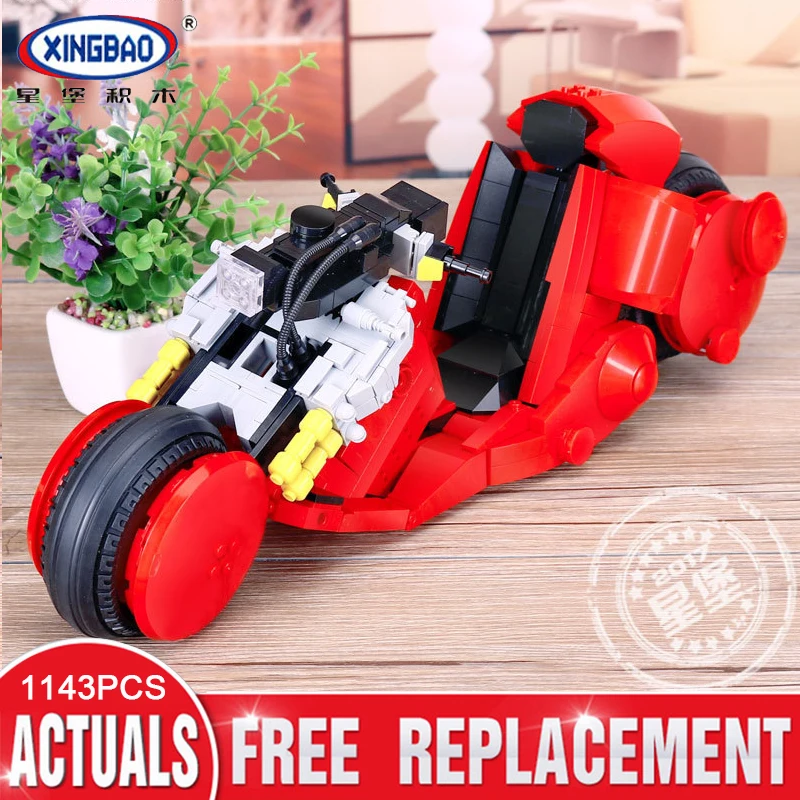 XINGBAO 03001 1143 шт. Набор Citizen Akira Moto строительные блоки кирпичи собранные DIY