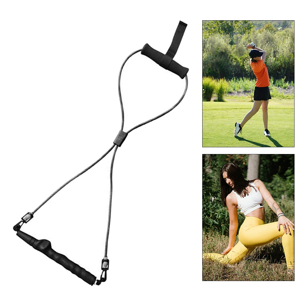 

Resistance Bands Upgraded Golf Swing Guide Aid Golf Exercise Workout Taining