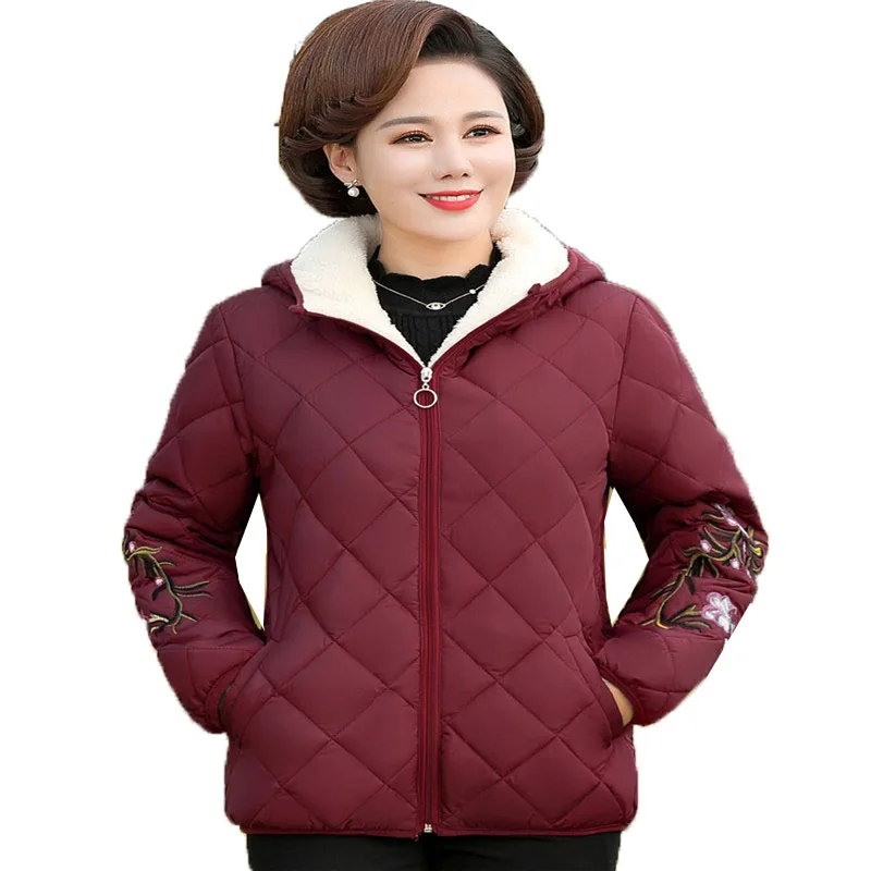 Женские осенне-зимние хлопковые куртки для женщин среднего возраста новинка 2022