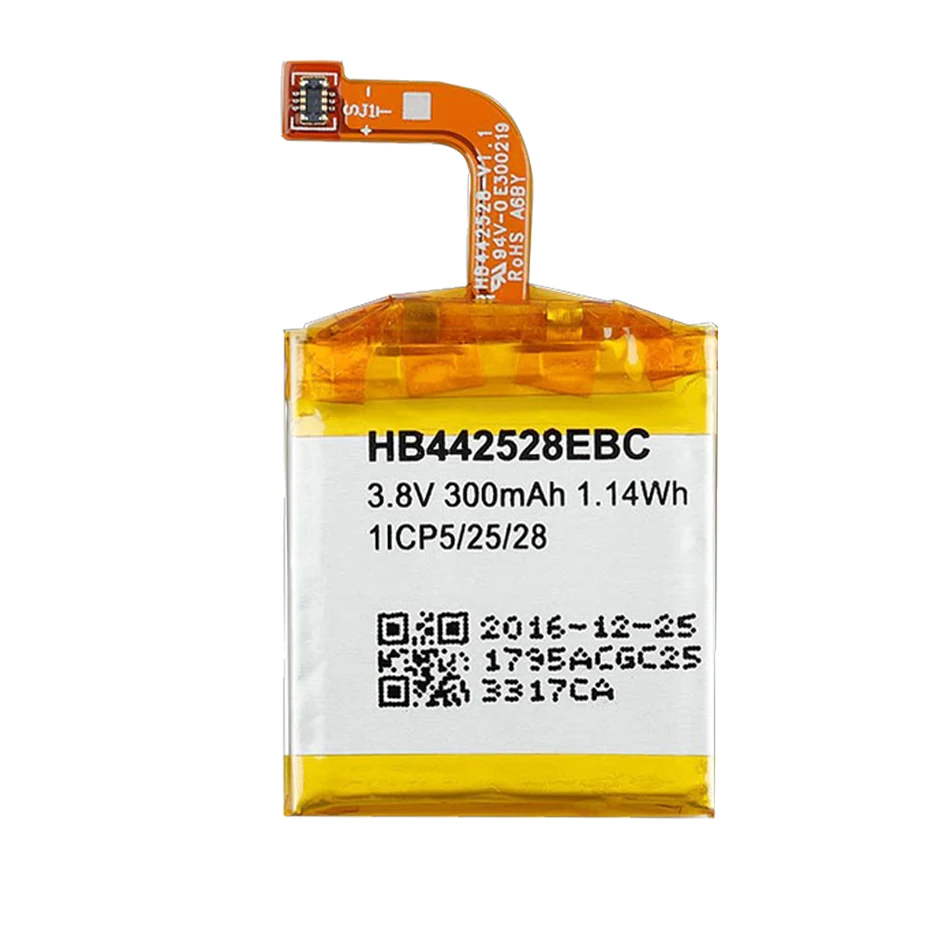 

Аккумулятор HB442528EBC 300 мАч для часов HUAWEI Watch 1, аккумулятор Watch1