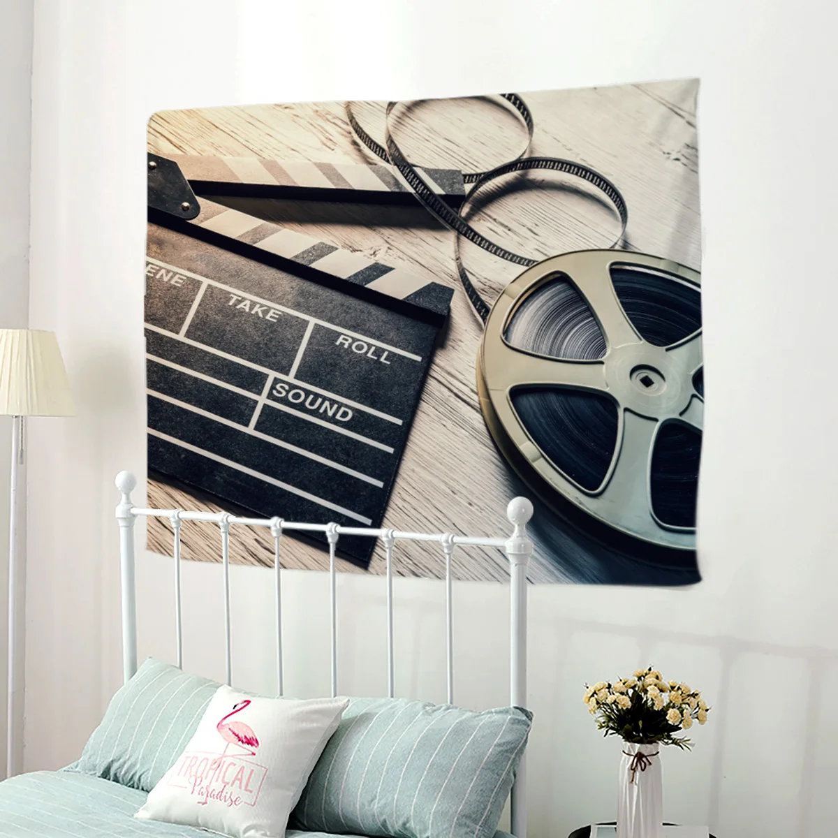 Рулон пленочных камер и досок для деревянных столов гобелен Настенный декор