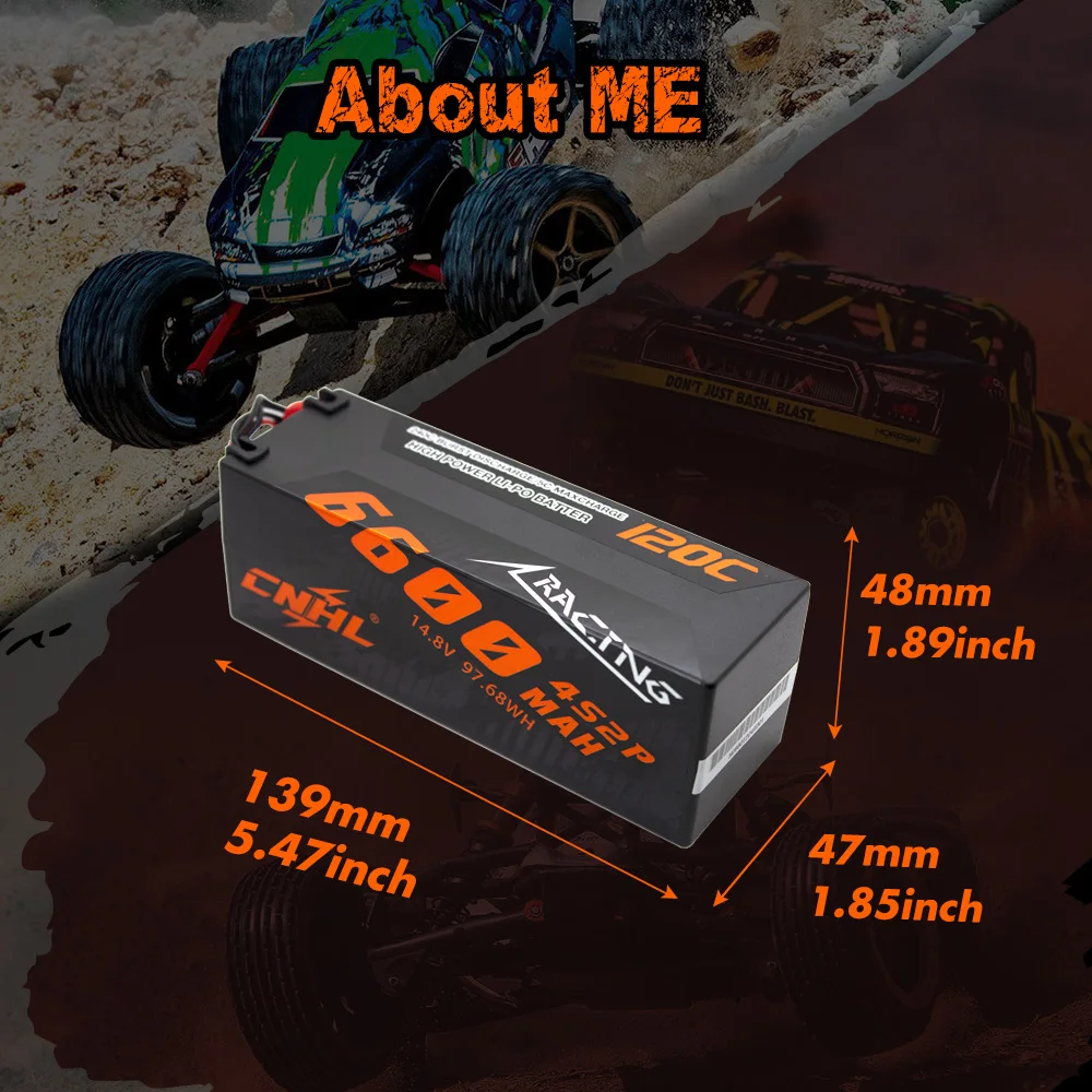 Фото CNHL Lipo 4S 14 8 V аккумулятор 6600 мАч 120C серии Racing HardCase с T-Deans разъемом для CNHL Lipo 4S 14 8 V аккумулятор 6600 мАч 120C серии Racing HardCase с T-Deans разъемом для