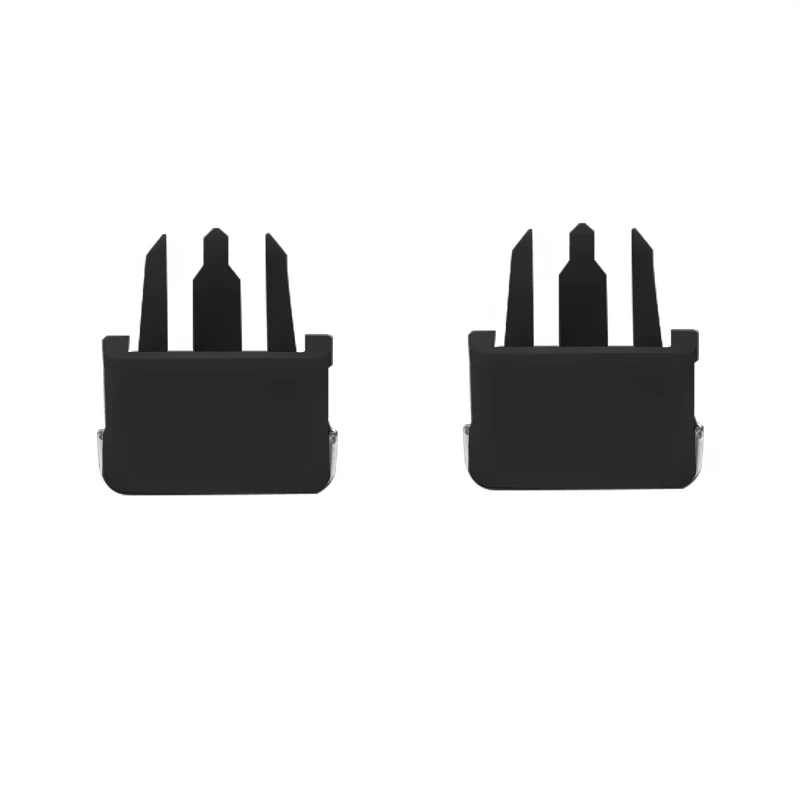 Black 2pcs 1 компл., автомобильный Кондиционер, вентиляционное отверстие, Автомобильный Центр, Dash, A/C вентиляционные отверстия, весло, кондиционер, лист, клипса для Toyota Corolla, старый стиль, Sagitar - Название цвета: Black 2pcs