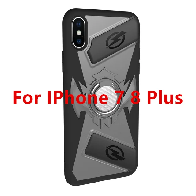 grey for 7 8 plus Pubg игровой геймпад кнопочный джойстик мобильный чехол для iPhone X XS 7 8 6 6S Plus телефон игровой Бесплатный огонь L1 R1 джойстик аксессуары - Цвет: grey for 7 8 plus