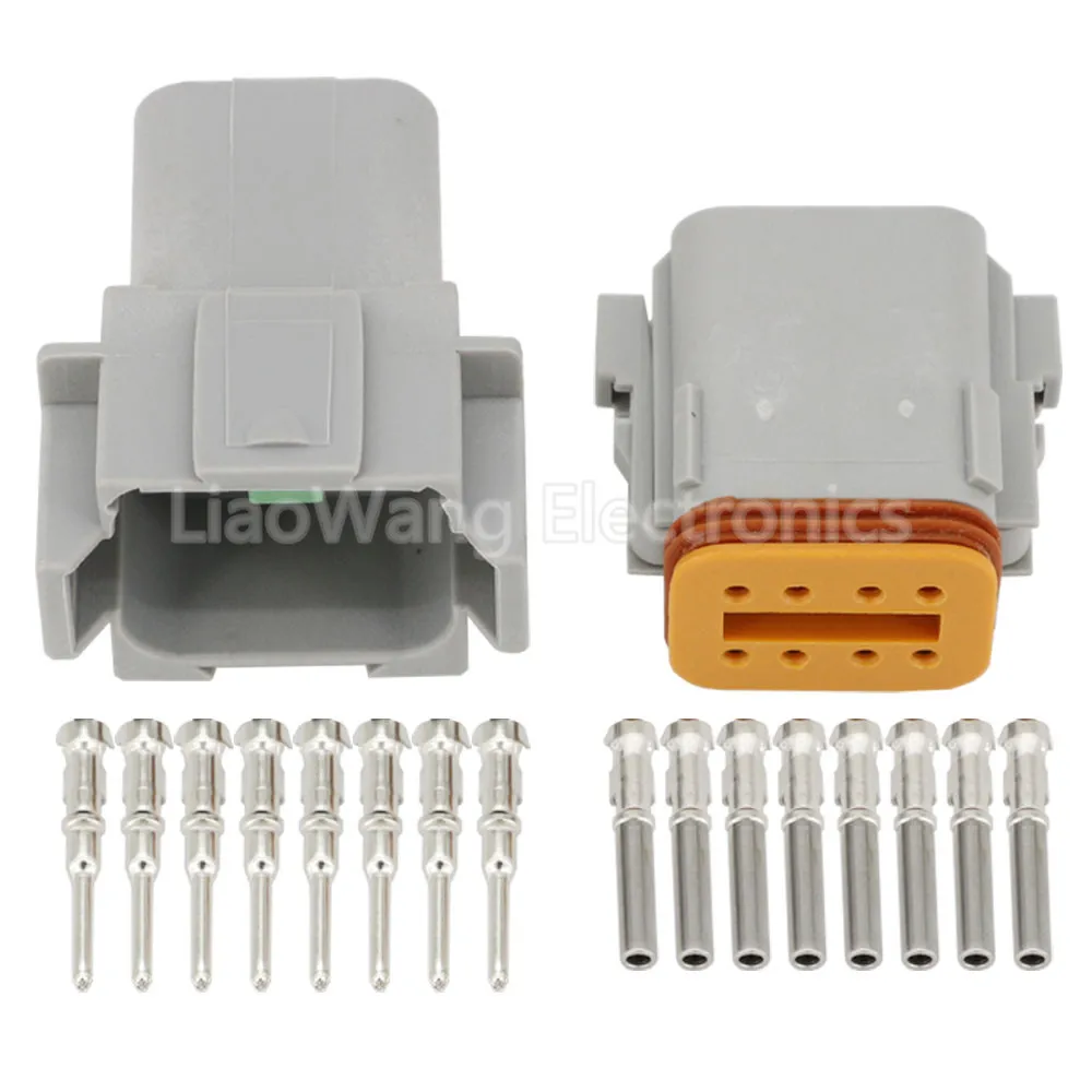 10 комплектов DJ3081Y-1.6-11/21 Deutsch разъемы 8 Pin DT04-8P/DT06-8S автомобильный водонепроницаемый провод электрический разъем 22-16AWG