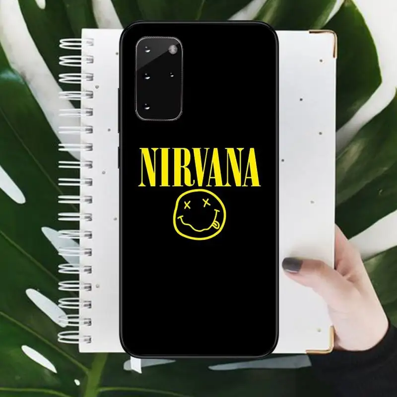 

Nirvana Kurt Cobain singer Phone Case For Samsung galaxy S 9 10 20 A 10 21 30 31 40 50 51 71 s note 20 j 4 2018 plus