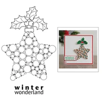 2021 new christmas star pattern clear stamps for making word winter wonderland greeting card scrapbooking no metal cutting dies