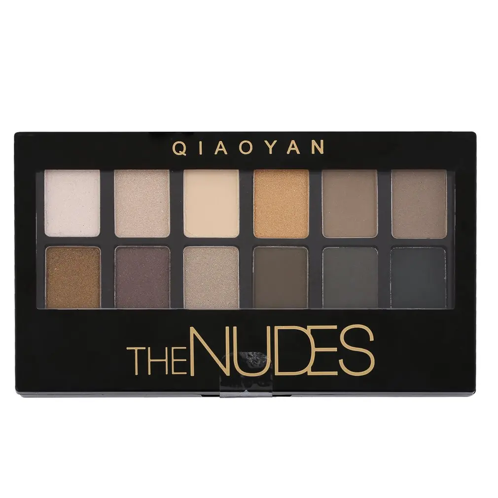 Набор матовых теней для век 12 цветов профессиональный набор косметических век| |