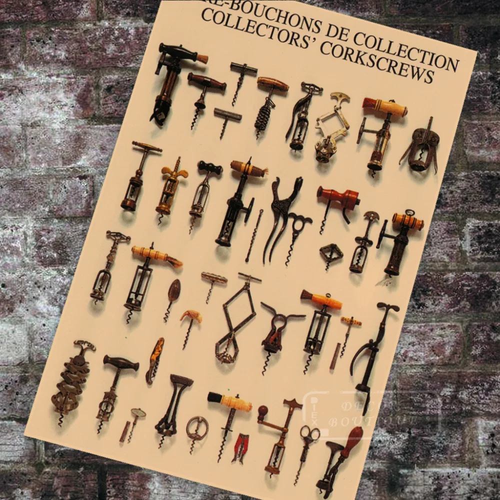 Новые коллекционные корковые штопоры Nouvelles Pop Art Multiple Foods Classic Canvas Paintings Vintage Wall Posters Stickers Home Decor Gift