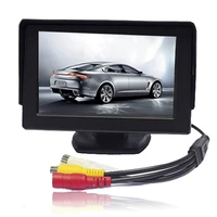 car monitor 4 3 screen for rear view reverse camera tft lcd display hd digital color 4 3 inch palntsc