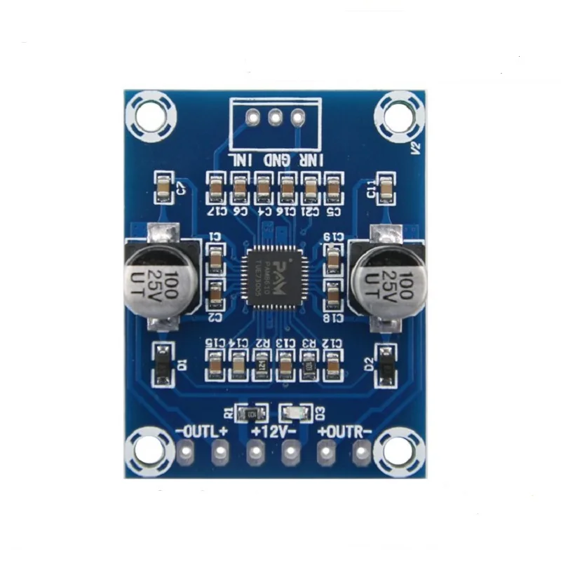 PAM8610 LCD TV Digital Audio Power Amplifier Board 2.0 Channel 20W+20W | Электроника