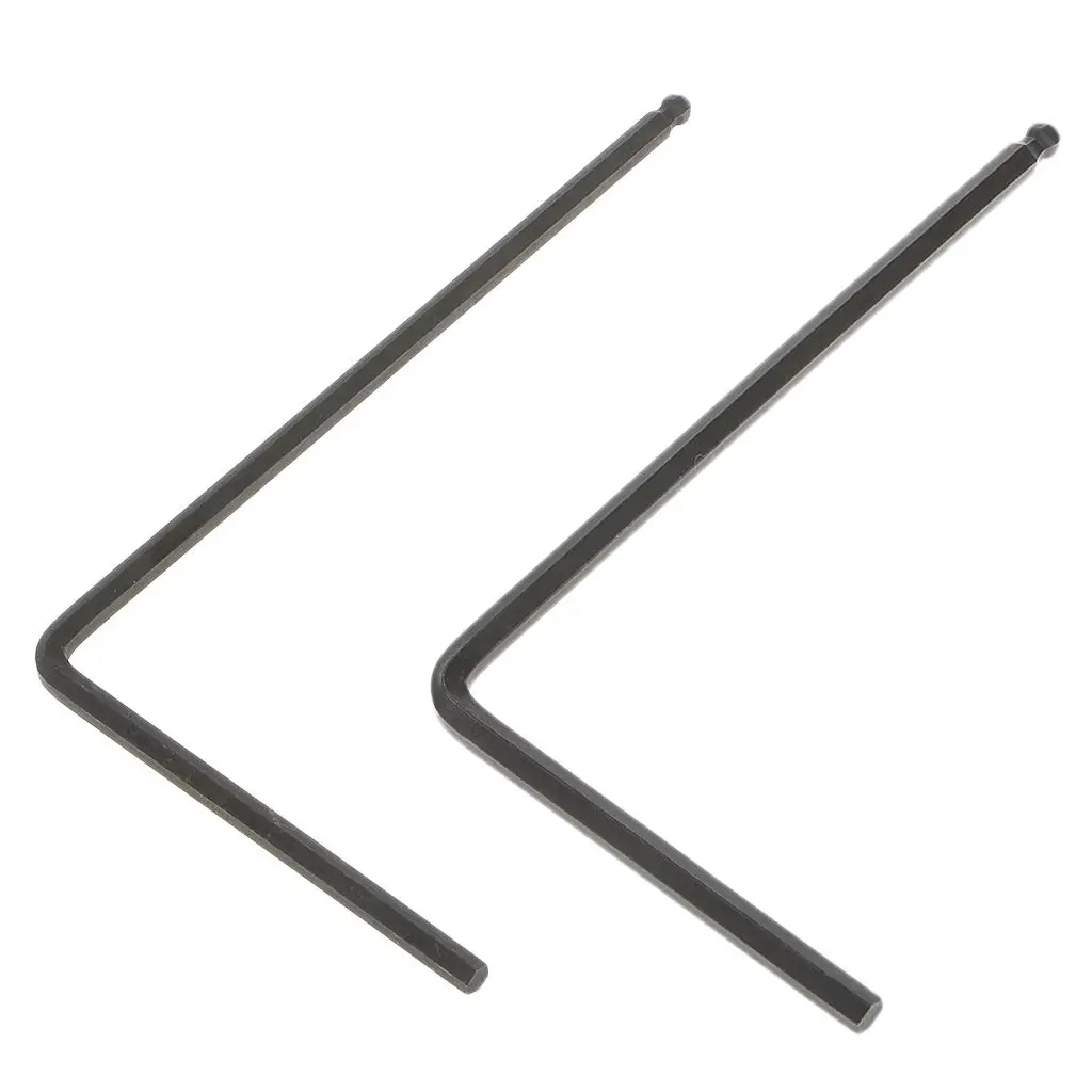 2 Pieces 12.4x7.4cm L-shape Rod Allen Wrench Guitar Adjustment Tool for | Спорт и развлечения
