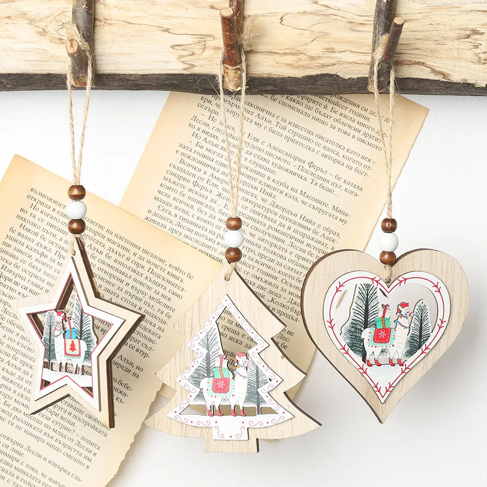 Ожерелье из овцы полый кулон альпаки украшения в виде животных Рождественское