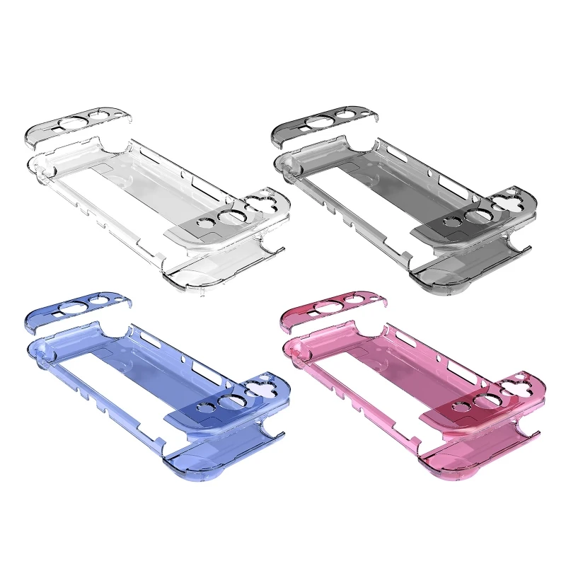 

Y1AE Protective Cover Crystal Clear Case Clear Crystal Flip Case for Switch OLED ,Hardcover, Console, Diamond Grade