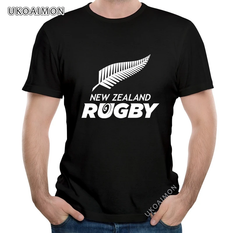 

New Zealand Fotball Rugby Team Fashionable Adult T Shirts Custom Fitness Tight T Shirt Faddish Europe T-Shirts For Men