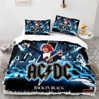 Комплект постельного белья с 3D принтом рок-группы AC DC Twin Full Queen King Size пододеяльник наволочка домашнее текстильное белье подарок для взрослых мальчиков
