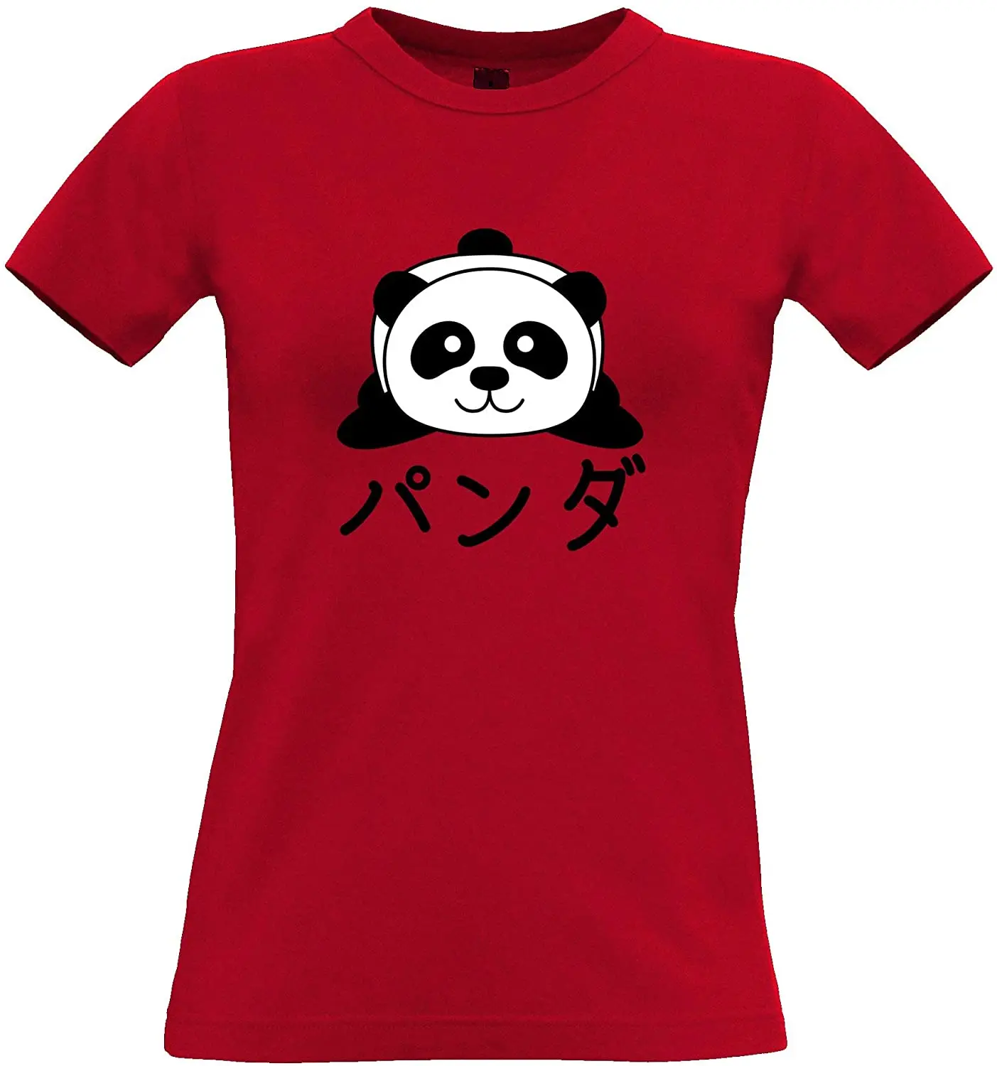 

Милая женская футболка, Детская летняя крутая футболка с рисунком панды, 2020 дышащая футболка из чистого хлопка с круглым вырезом