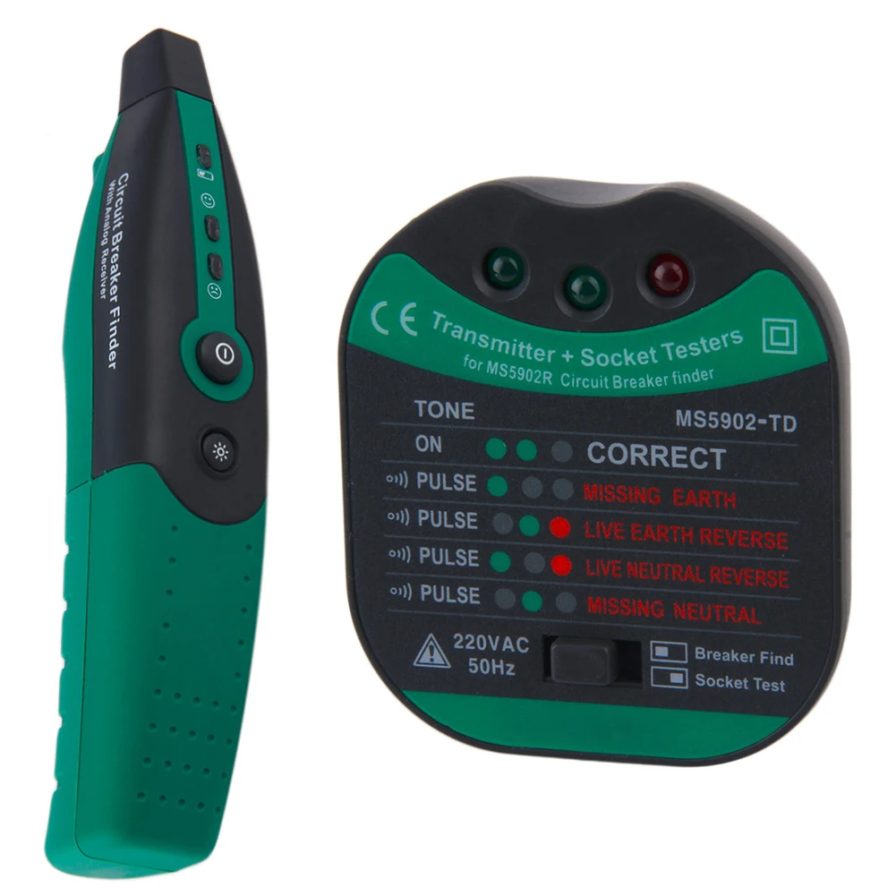 Автоматический выключатель MS5902 тестер розетки предохранителя европейская