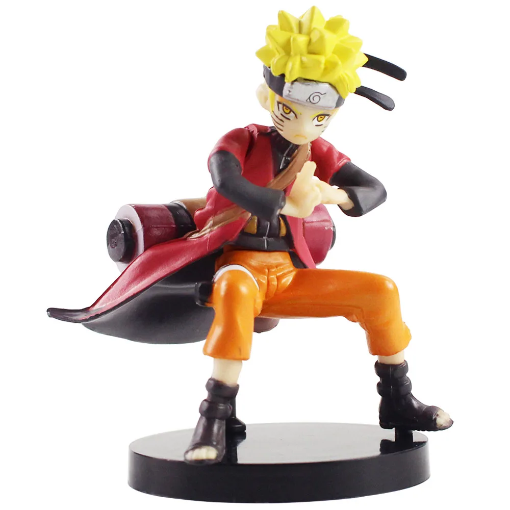 7-10cm 5pcs/set Naruto Shippuden Kakashi Sasuke Sakura Anime PVC Action Figure Collection Mini Model Toys Gifts Brinquedos | Игрушки и