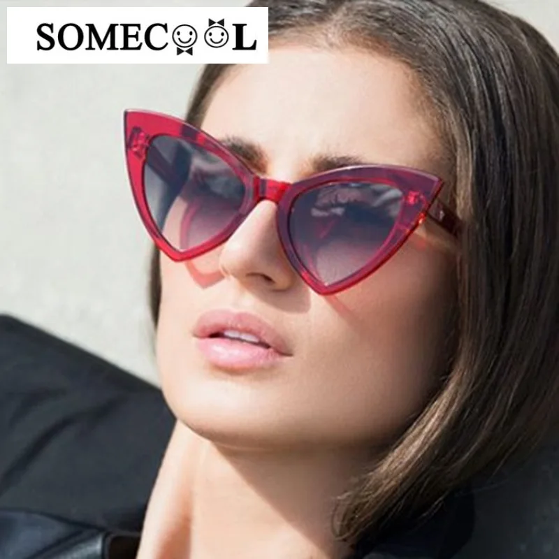 

2020 Sep. Arrived Cat Eye sunglasses women Brand designer sun glasses Elegant female eyewear UV400 Street Stage glasses N561