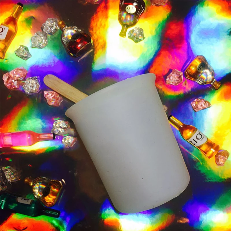 Белая силиконовая мерная чашка 100 мл форма для смолы инструмент изготовления