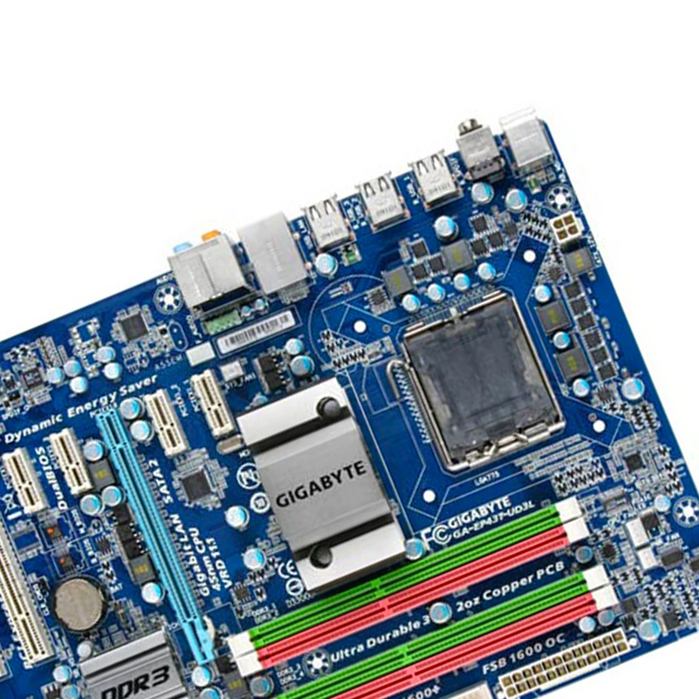 Gigabyte GA-EP43T-UD3L настольная материнская плата EP43T-UD3L P43 LGA 775 Core 2 Quad Extreme Duo DDR3 16G SATA2 USB2.0 ATX