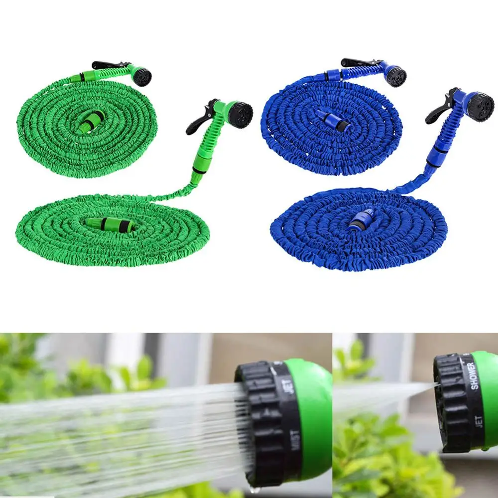 Расширяемый гибкий шланг для полива сада распылитель мойки автомобиля система
