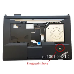 new for thinkpad l430 palmrest keyboard bezel upper case cover with touchpad fingerprint hole 4x4689 04w3633 04x4616 04y2080 free global shipping