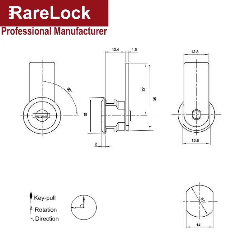 Мини замок для камеры ювелирных коробок на 2007 А|cam lock|box lockcabinet lock |
