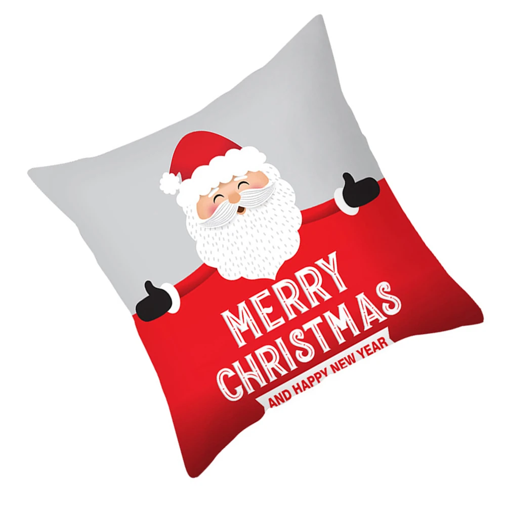 Рождественская наволочка для диванной подушки чехол домашней комнаты дивана