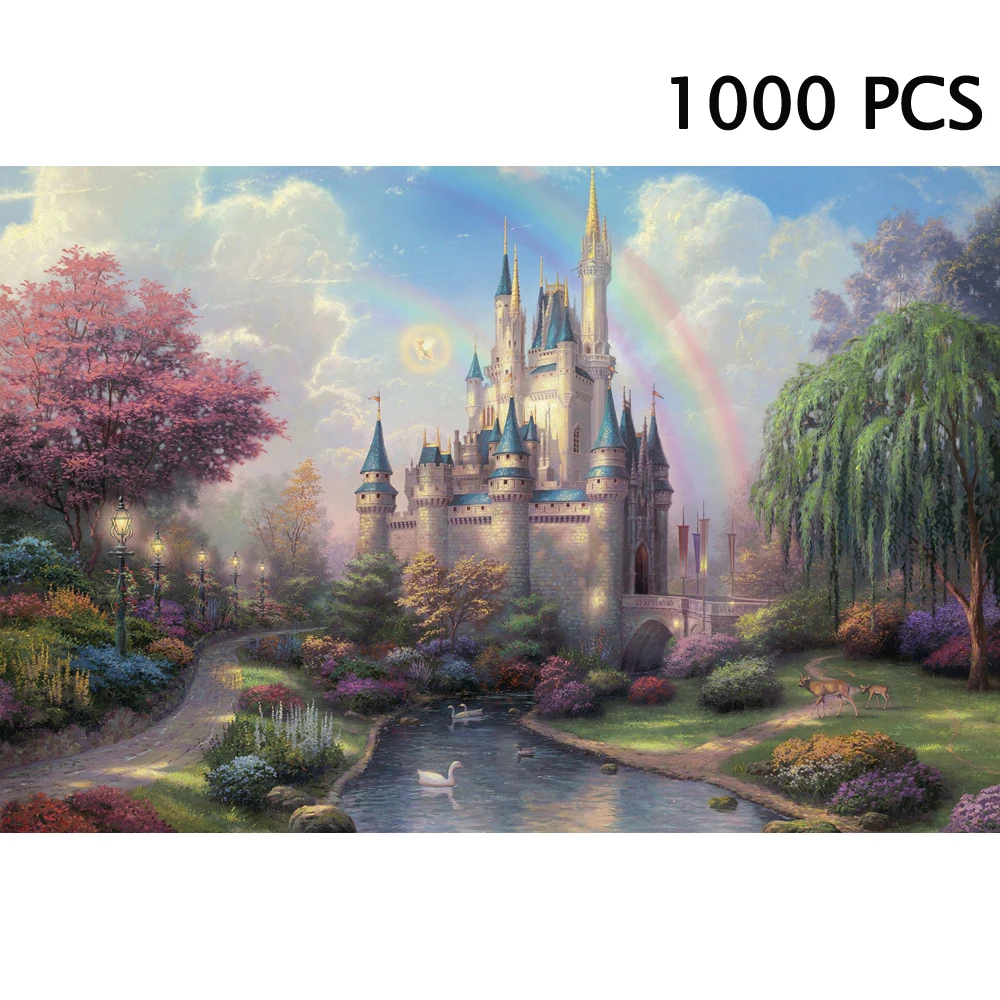 Пазл 1000 штук развивающие игрушки декорации космические звезды обучающая