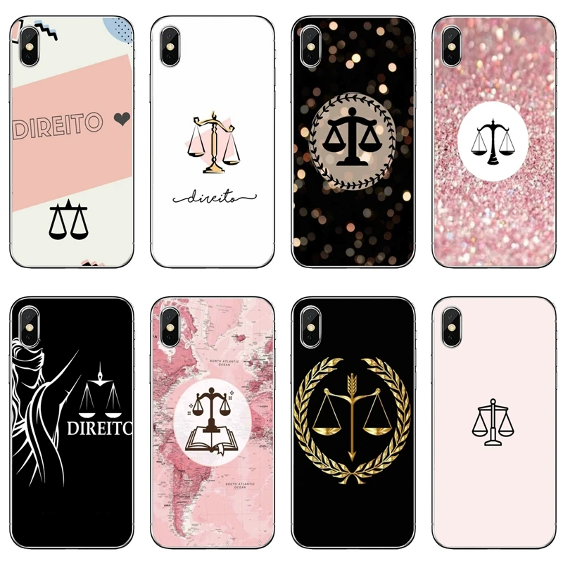 Студенческие адвокаты судейские аксессуары чехол для телефона iPhone 12 11 Pro Max XS XR X 8 7