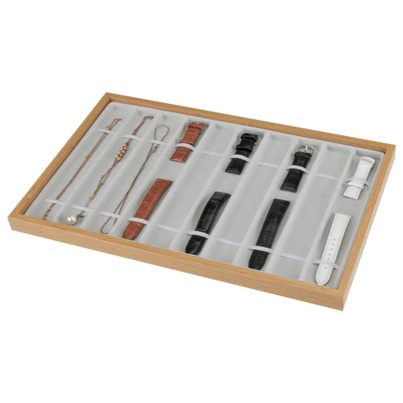 

Органайзер для демонстрации цепочек, браслетов, часов, ремешков, ювелирных изделий, лоток, держатель для часов, коробка для хранения ювелирных изделий