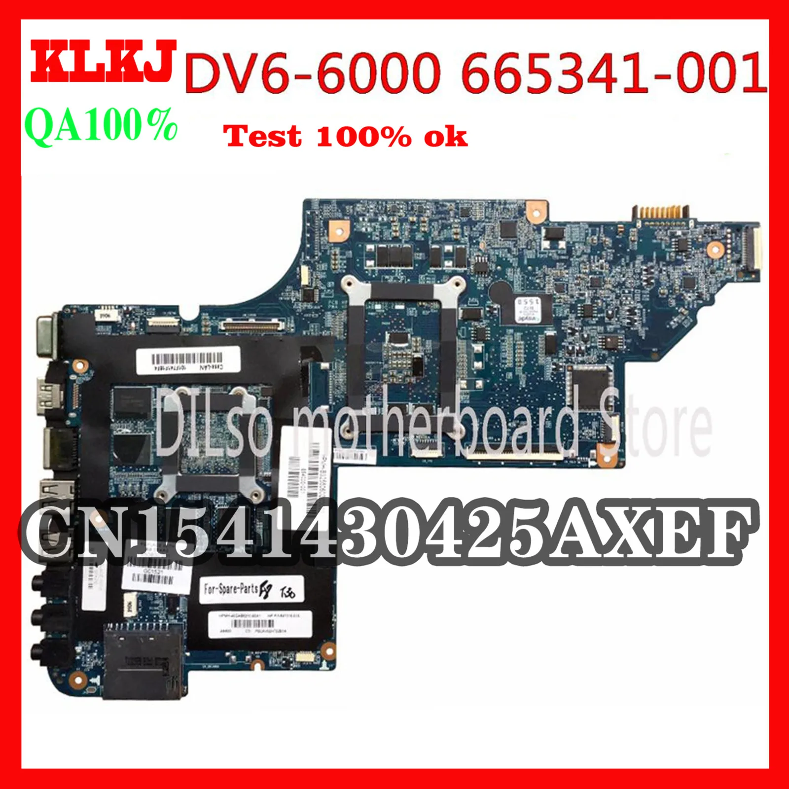 

KLKJ DV6-6000 motherboar 665341-001 HP pavilion DV6 DV6T DV6-6000