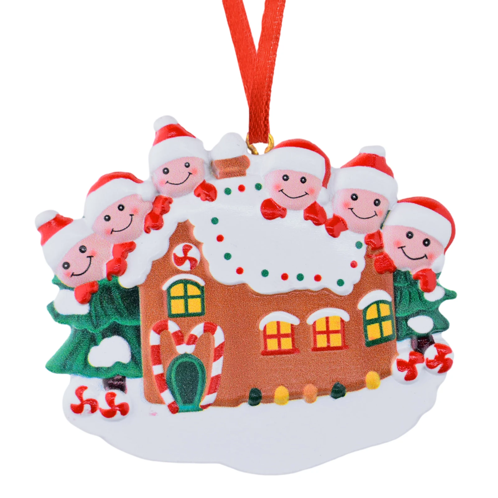 

Christmas Survived Family Ornament DIY Name Blessing Pendant For New Year Home Christmas Tree Hanging Pendant